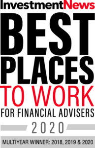 Best Places to work for Financial Advisors 2020 image